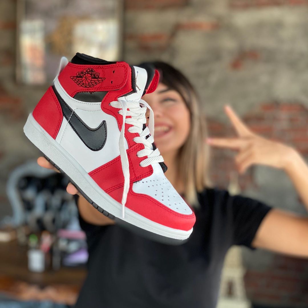 Air Jordan Kırmızı Spor Ayakkabı
